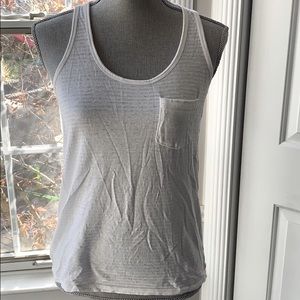 Off white muscle tank